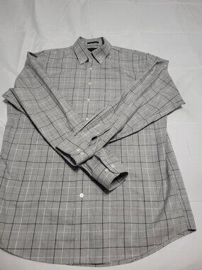 Lands’ End No Iron Twill Long Sleeve Shirt – Size Large Tall (LT)